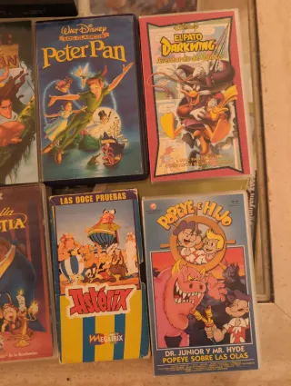 Lote 11 Películas VHS Disney Clásicos