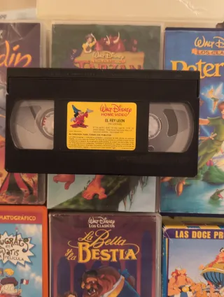 Lote 11 Películas VHS Disney Clásicos