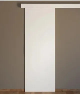 Puerta corredera blanca 203x82,5x3,5