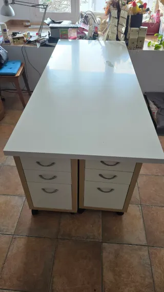 Puerta corredera blanca 203x82,5x3,5