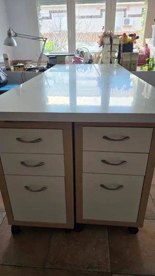 Puerta corredera blanca 203x82,5x3,5