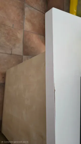 Puerta corredera blanca 203x82,5x3,5