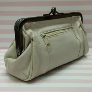 NOVEDAD! MONEDERO PIEL AUTÉNTICA UBRIQUE BLANCO