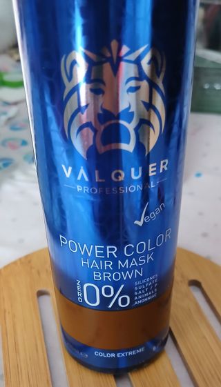 Mascarilla Power Color Hair Mask Brown