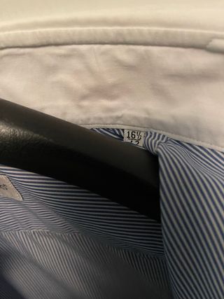 Camicia uomo Blauer a righe bianche e blu tg 42