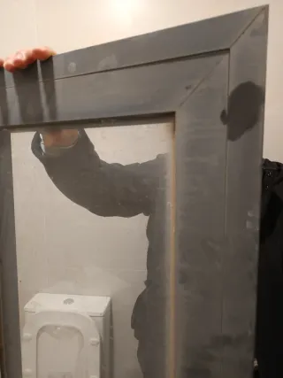 Marco de ventana de cristal