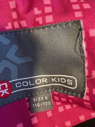 Conjunto de esquí niña Color Kids Sky T6