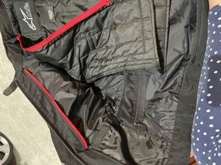 Chaqueta Moto Alpinestars Negra y Rosa talla M