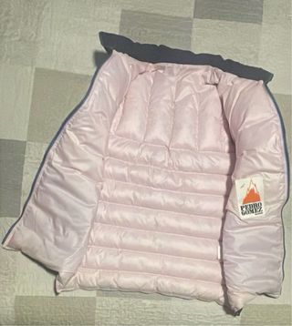 Chaleco Pedro Gomez azul y rosa