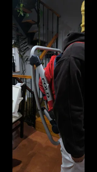 Silla mecedora de bebé.