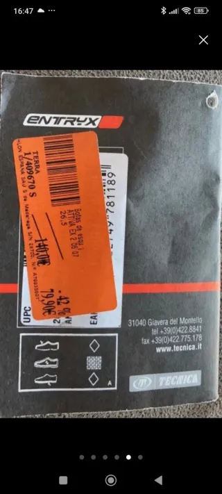 Botas de esquí Tecnica Talla 26.5