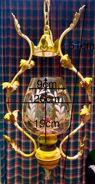 Antigua lámpara farol francesa