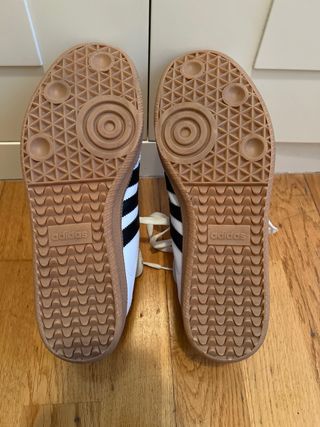 Adidas Samba Blancas y Negras Talla 41 1/3
