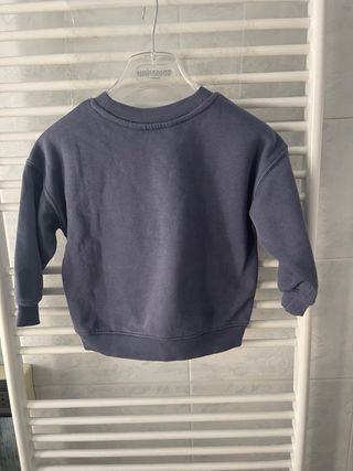 Felpa H&M cotone blu chiaro scatolo 26