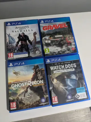 4 Juegos PS4
