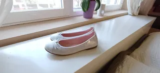 Zapatos comunión plateados talla 38