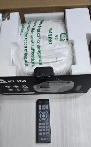 Reproductor CD y Cassette KLIM. Nuevo.