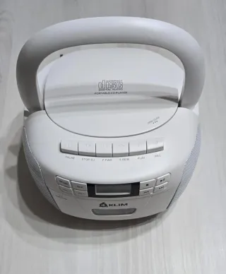 Reproductor CD y Cassette KLIM. Nuevo.