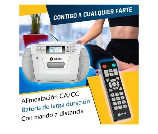 Reproductor CD y Cassette KLIM. Nuevo.