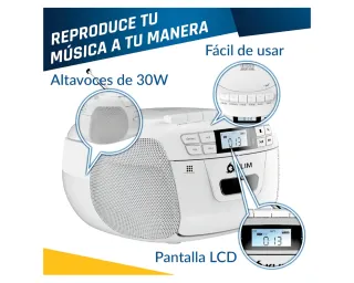 Reproductor CD y Cassette KLIM. Nuevo.