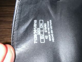 Botines charol azul oscuro talla 41