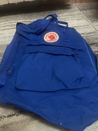 Mochila Fjallraven Kanken Azul Usada
