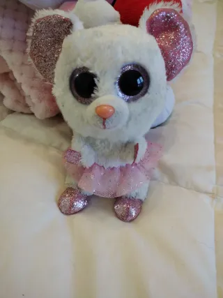 Muñeco ratita peluche brillante