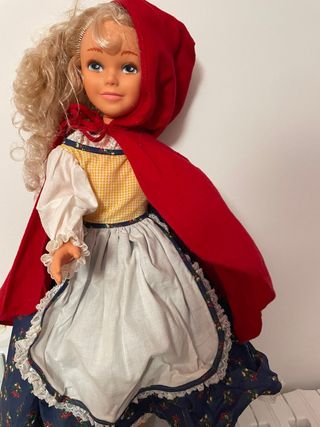 Bambola Vintage Furga Cappuccetto Rosso 60cm