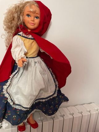 Bambola Vintage Furga Cappuccetto Rosso 60cm