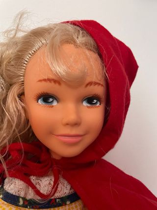 Bambola Vintage Furga Cappuccetto Rosso 60cm