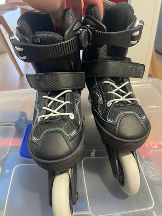 Patines en línea Oxelo negros talla 29-32