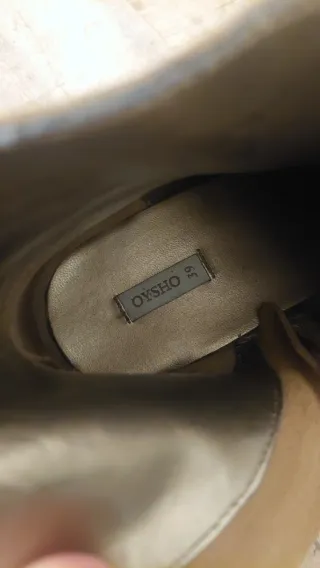 Botines Oysho Marrones Talla 39