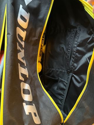 Paletero Dunlop Club Series Negro y Amarillo