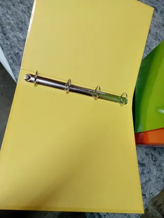 Carpetas con ganchos (varios colores)