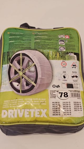 Cadenas textiles nieve DRIVETEX Talla 78