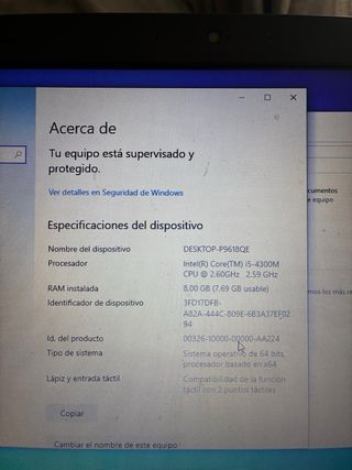Portátil Lenovo thinkpad T440p