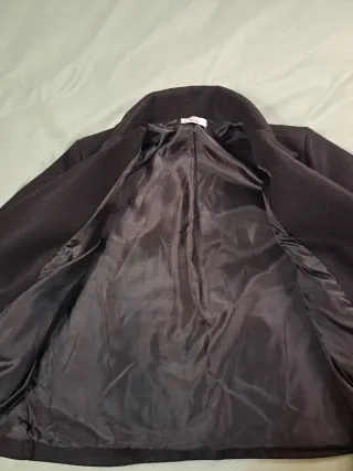 Chaqueta King Negra Peacoat Botones