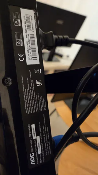 Monitor AOC Q3279VWF 32 Negro/Plata