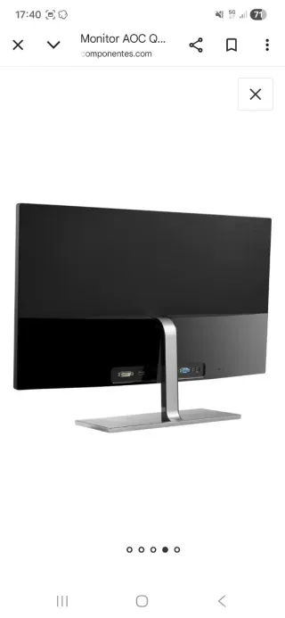 Monitor AOC Q3279VWF 32 Negro/Plata