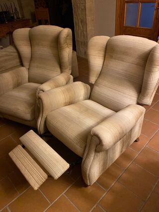 2 Sillones Orejeros reclinables