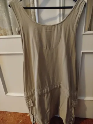 Vestido floral blanco y multicolor