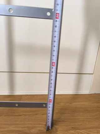 Zapatero extensible metálico gris
