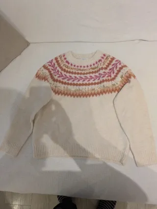 Jersey de lana con estampado