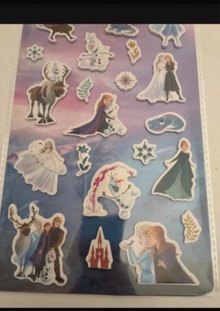 Stickers Frozen Disney 23 unidades relieve