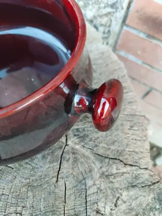 Pignatta in terracotta smaltata