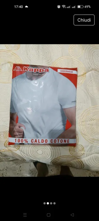 Maglietta intima cotone caldo