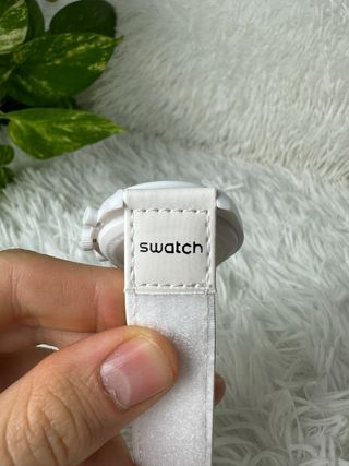 Omega x Swatch Speedmaster Moonwatch Blanco