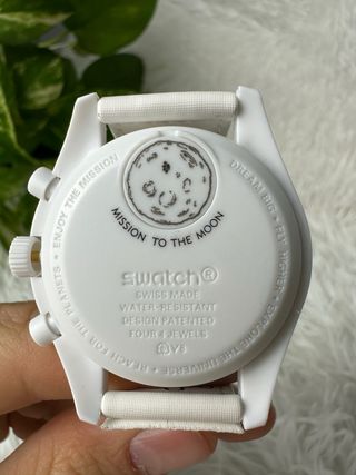 Omega x Swatch Speedmaster Moonwatch Blanco