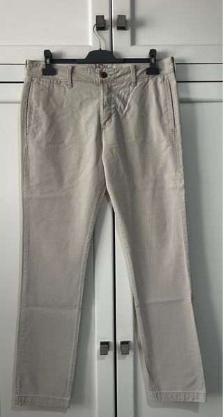 Pantalón chino Hollister beige