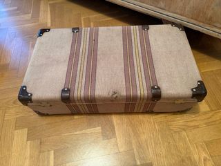 Maleta Vintage Beige y Marrón